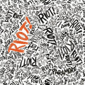 the album cover for Paramore - Riot! [FBR 25th Anniversary Silver LP]