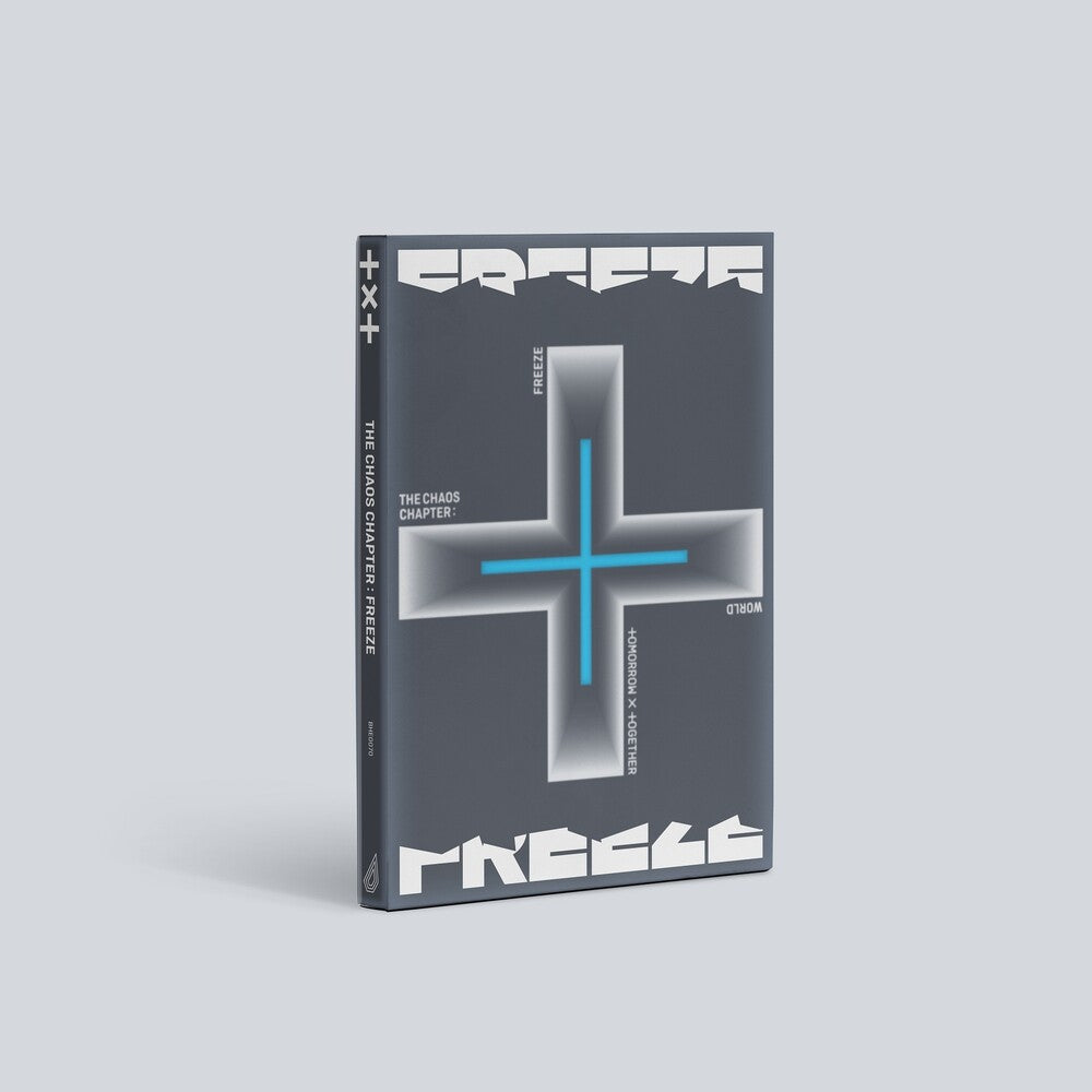 the album cover for TOMORROW X TOGETHER - The Chaos Chapter: FREEZE [WORLD version]