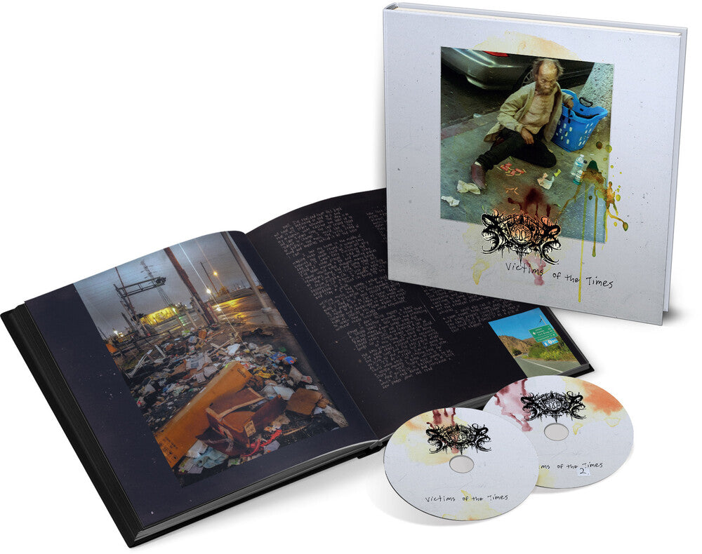 the album cover for Xasthur - Victims Of The Times (Artbook Hardcover)) (W/Book)