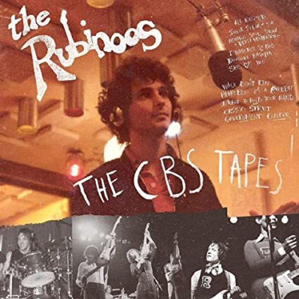the album cover for Rubinoos - Cbs Tapes (Blk) [Colored Vinyl] [Limited Edition] (Red) [Download Included]