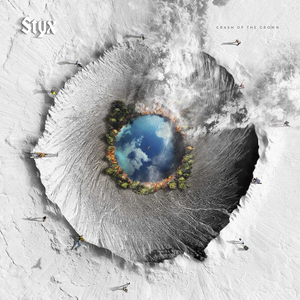 the album cover for Styx - Crash Of The Crown [Clear LP]