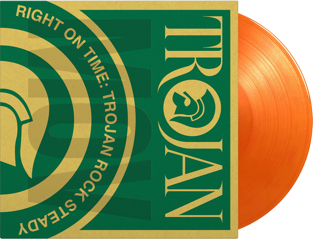 the album cover for Right On Time: Trojan Rock Steady / Various - Right On Time: Trojan Rock Steady / Various [Colored Vinyl]