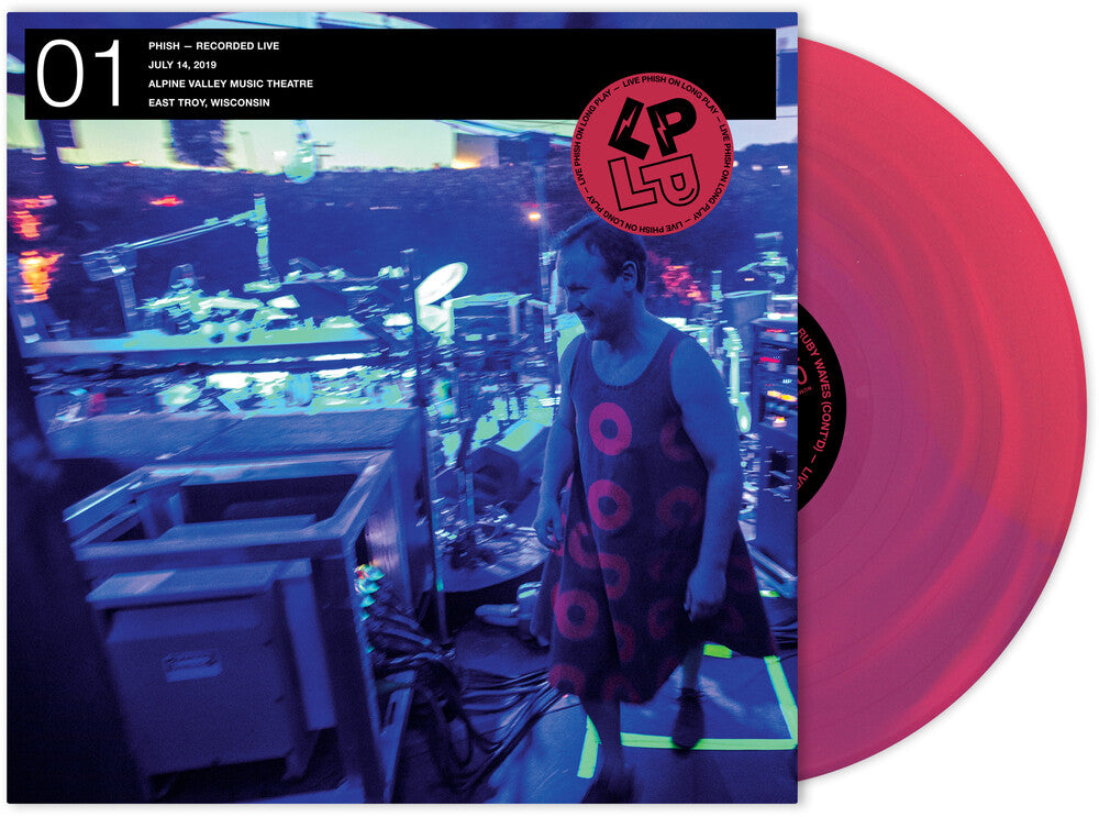 the album cover for Phish - Lp On Lp 01 (Ruby Waves 7/14/19) [Limited Edition LP]