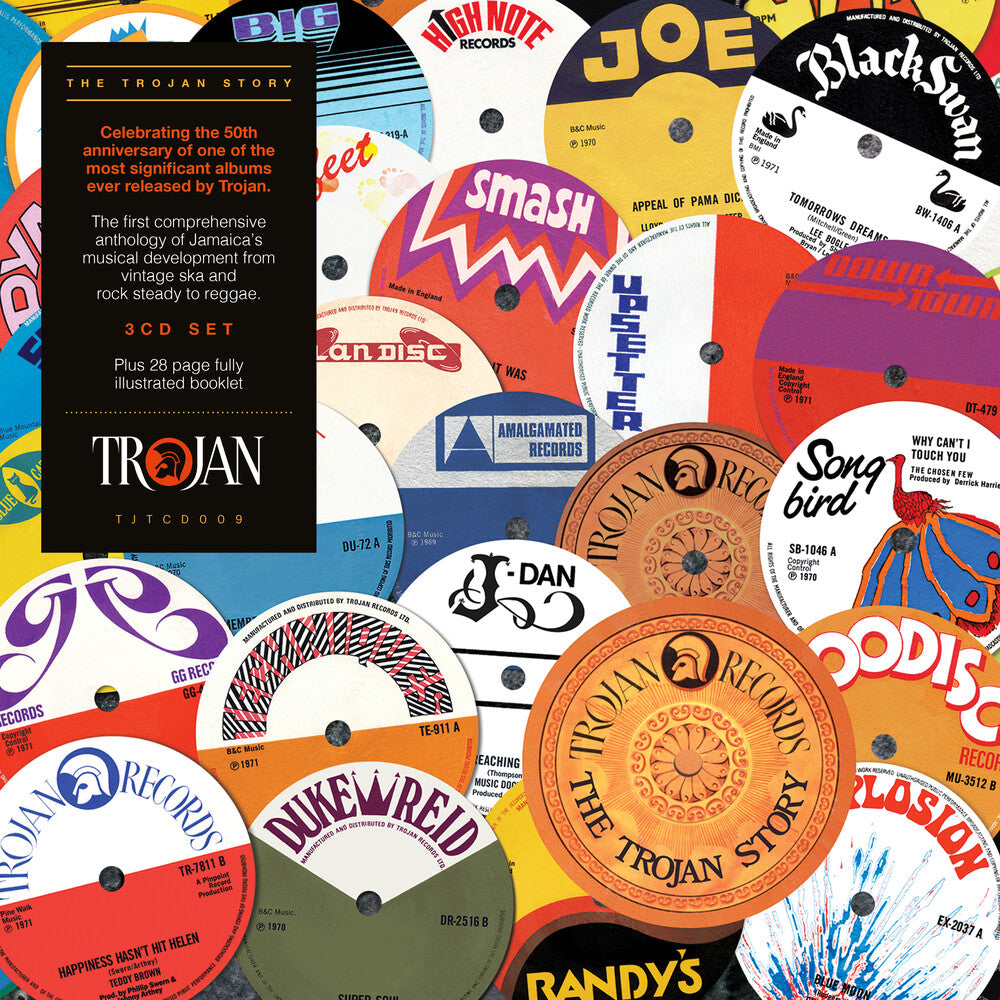 the album cover for Various Artists - The Trojan Story [3CD]