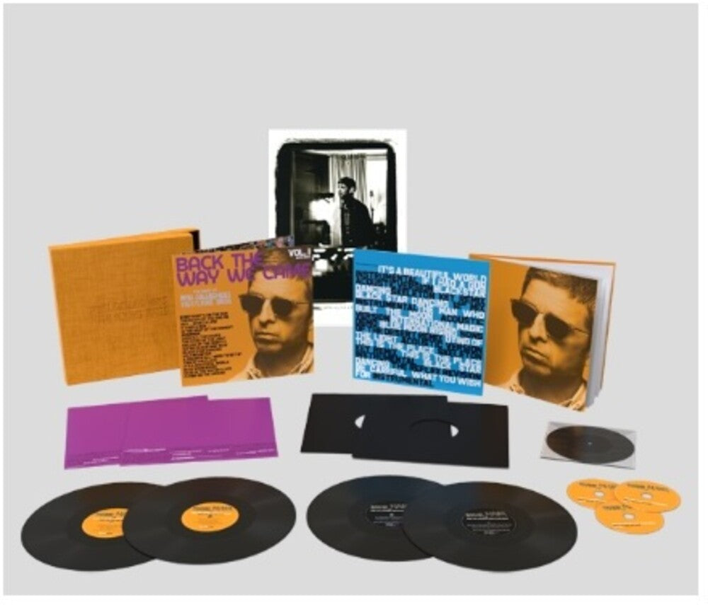 the album cover for Noel Gallagher's High Flying Birds - Back The Way We Came: Vol. 1 (2011-2021) [Limited Edition Deluxe Box Set]