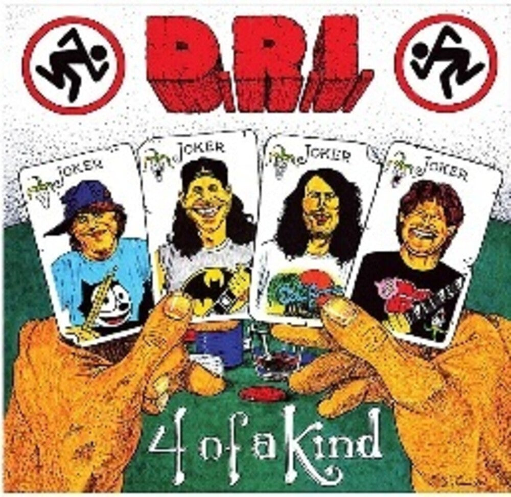 the album cover for D.R.I. - Four Of A Kind [Limited Edition Green LP]