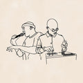the album cover for Mr Jukes / Barney Artist - The Locket [LP]