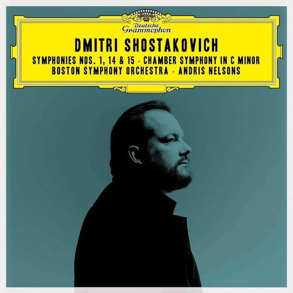 the album cover for Andris Nelsons  / Boston Symphony Orchestra - Shostakovich: Symphonies 1 14 & 15 / Chamber Sym