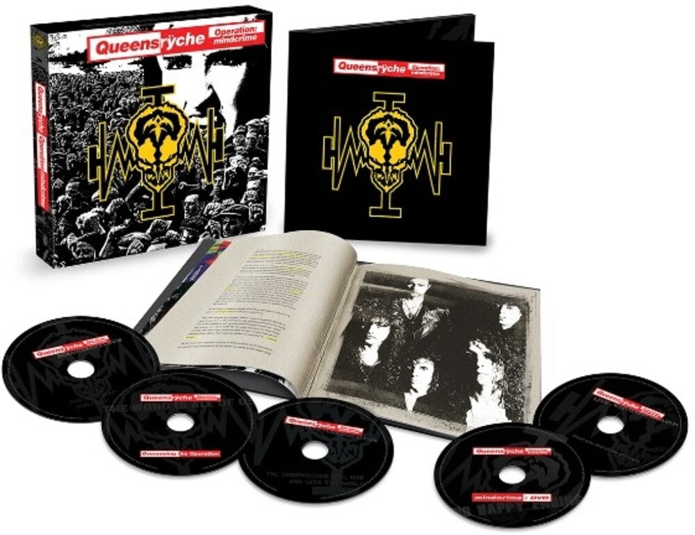 the album cover for Queensryche - Operation: Mindcrime: Remastered [4CD/DVD Box Set]