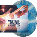 the album cover for Yngwie Malmsteen - Blue Lightning [Limited Edition Blue Splatter 2LP]