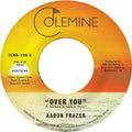 the album cover for Aaron Frazer - Over You [Indie Exclusive] (Translucent Orange Vinyl) [Colored Vinyl]