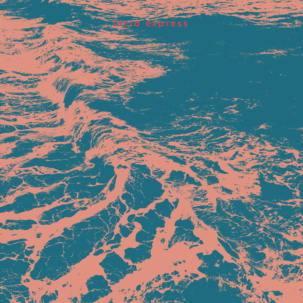 the album cover for Lucid Express - Lucid Express [Indie Exclusive] (Turquoise Vinyl) [Colored Vinyl] (Red)