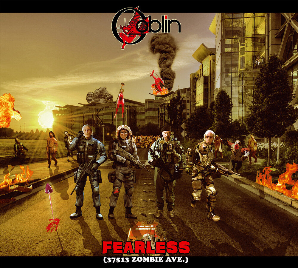 the album cover for Goblin - Fearless (37513 Zombie Ave)