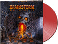 the album cover for Brainstorm - Wall Of Skulls (Clear Red Vinyl) [Colored Vinyl] [Clear Vinyl]
