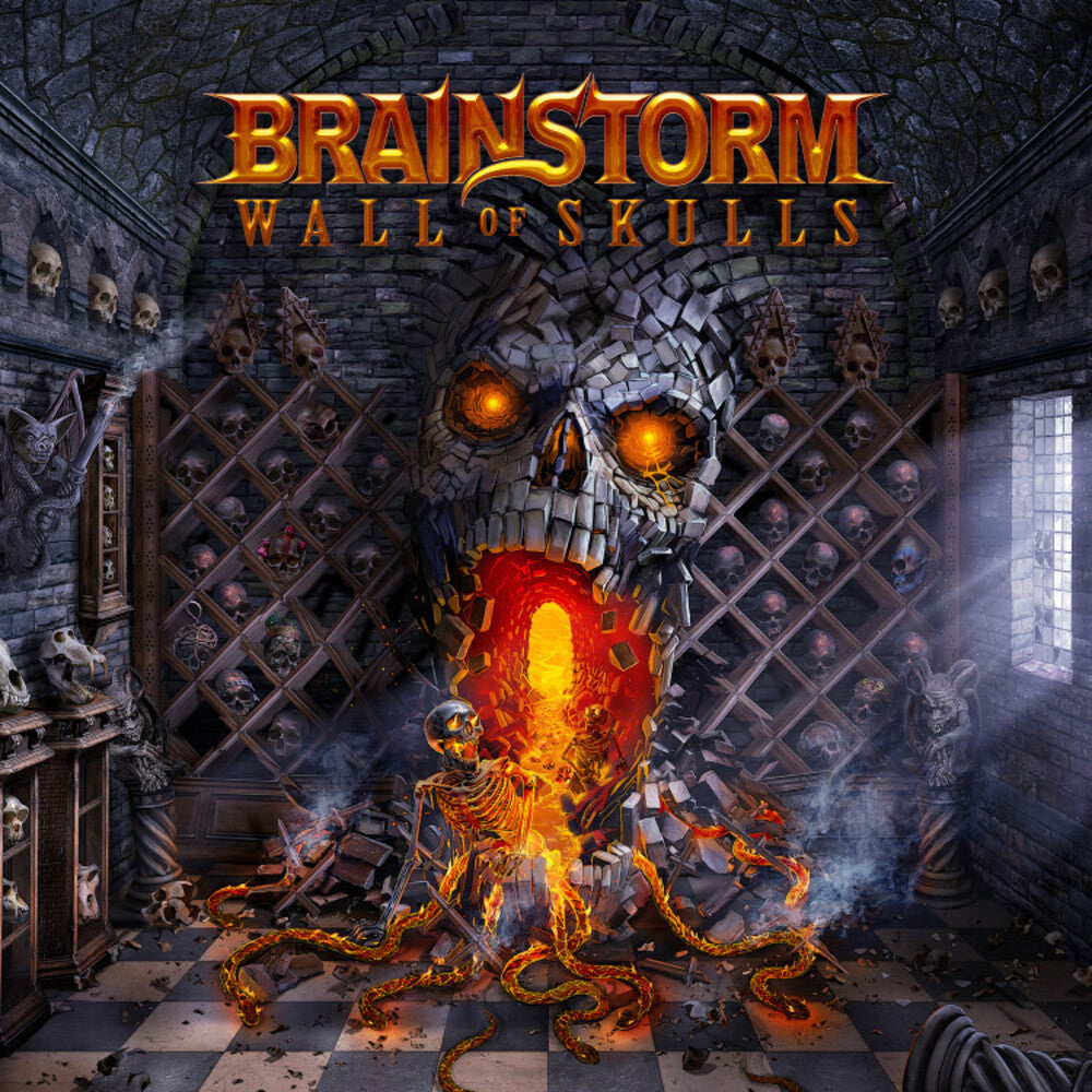 the album cover for Brainstorm - Wall Of Skulls [Digipak]