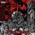 the album cover for Sodom - Bombenhagel