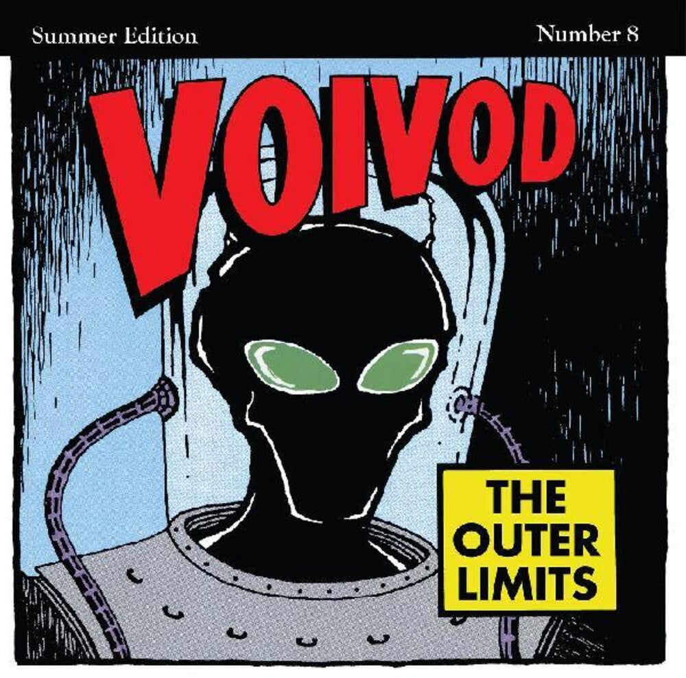 the album cover for Voivod - The Outer Limits [Rocket Fire Red with Black Smoke LP]
