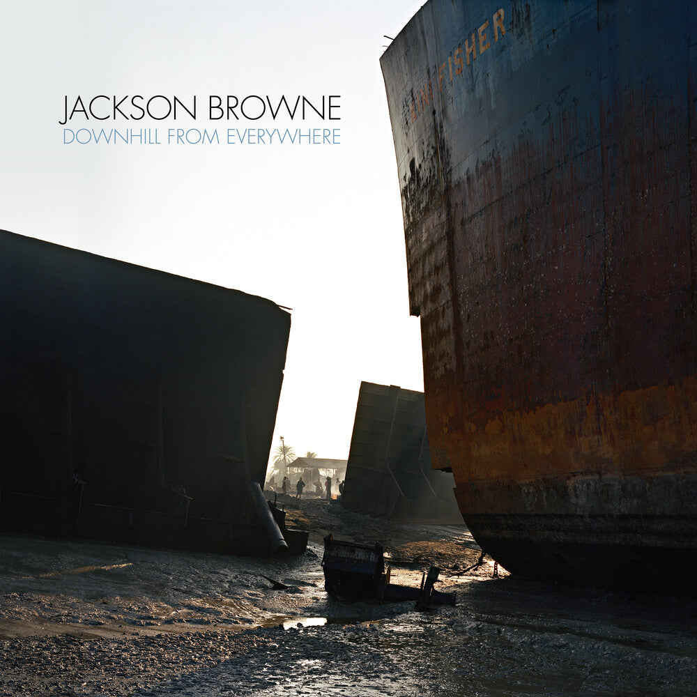 the album cover for Jackson Browne - Downhill From Everywhere [LP]