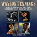 the album cover for Waylon Jennings - Singer Of Sad Songs / Taker-Tulsa / Good Hearted