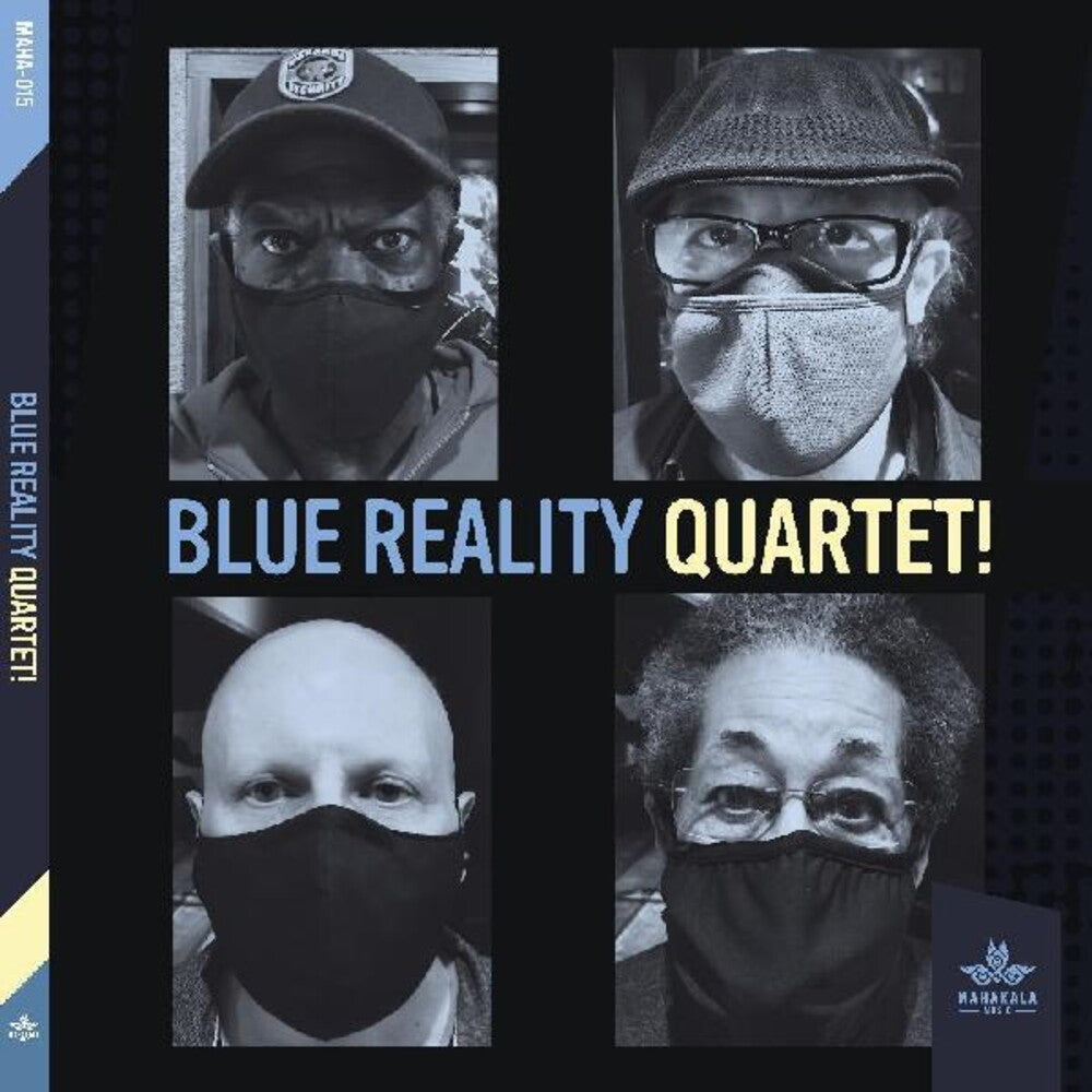 the album cover for Michael Marcus  / Mcphee,Joe / Rosen,Jay - Blue Reality Quartet