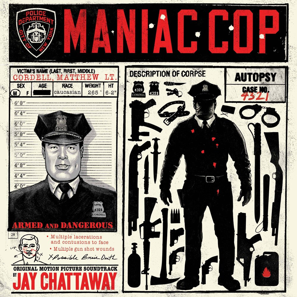the album cover for Unknown Artist - Maniac Cop (Original Soundtrack)