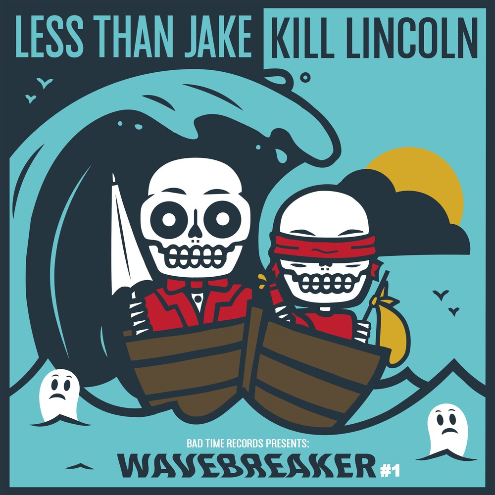 the album cover for Less Than Jake / Kill Lincoln - Wavebreaker