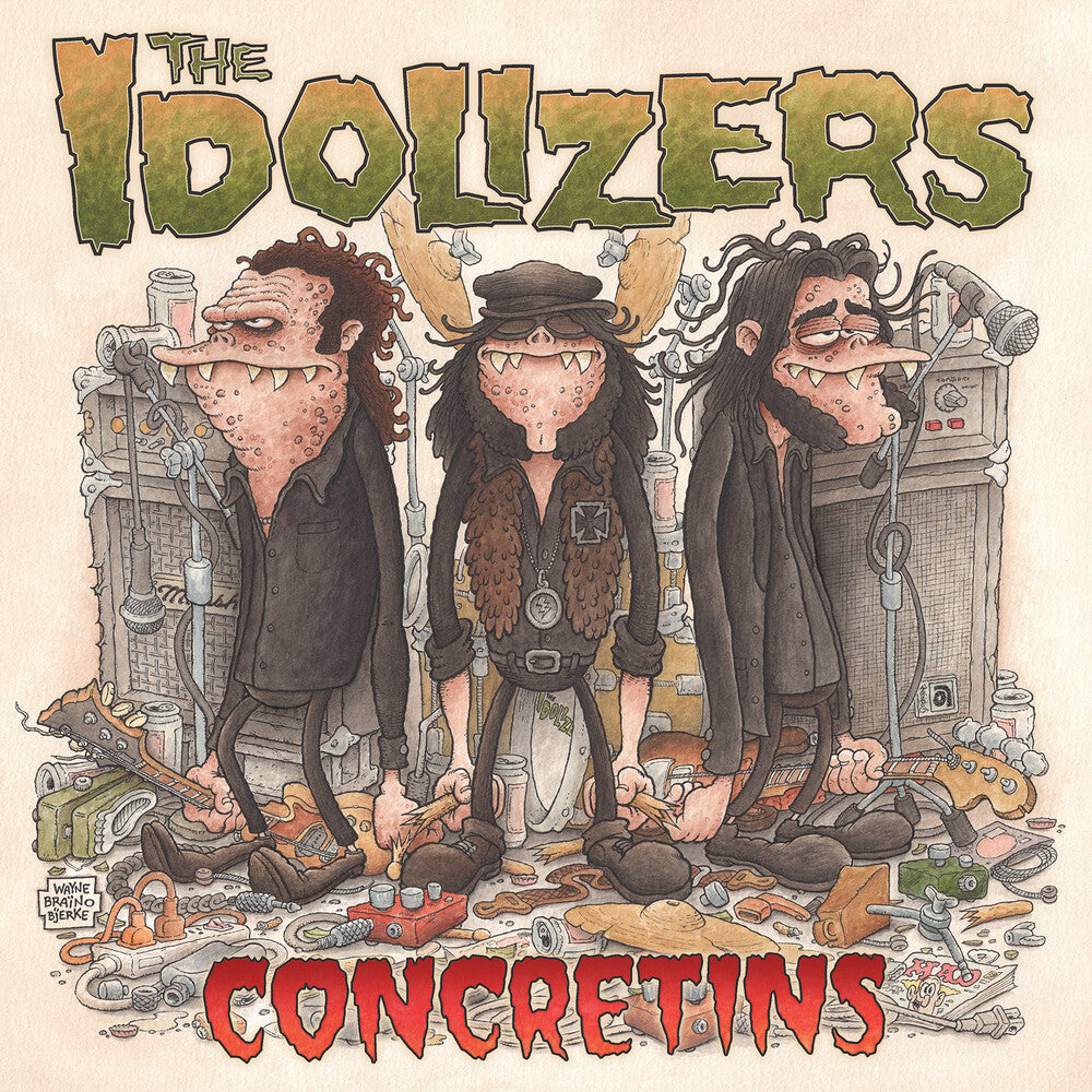 the album cover for Idolizers - Concretins