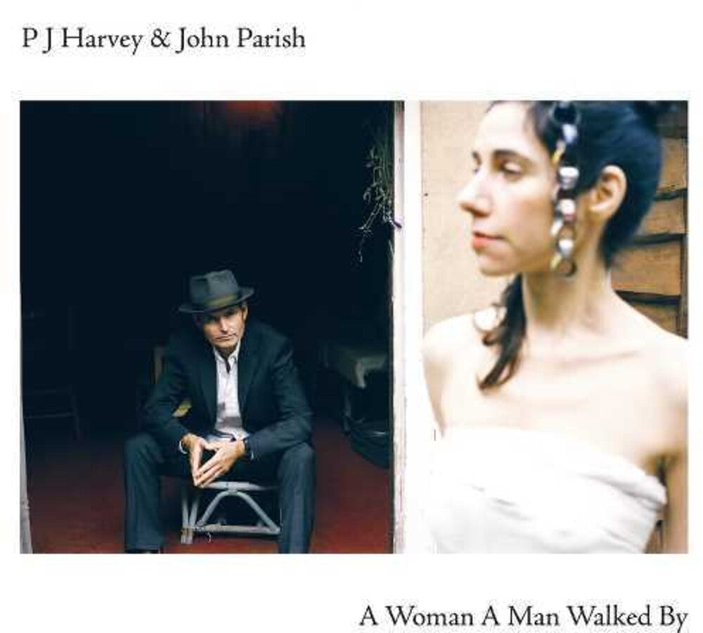 the album cover for Pj Harvey  / Parish,John - Woman A Man Walked By