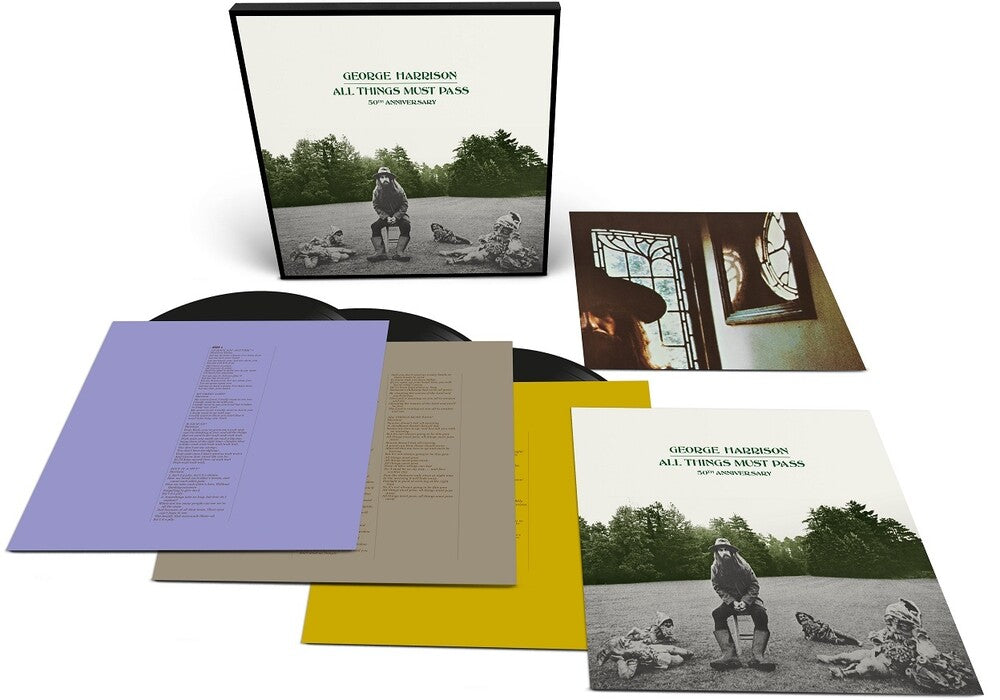 the album cover for George Harrison - All Things Must Pass: Remastered [3LP]