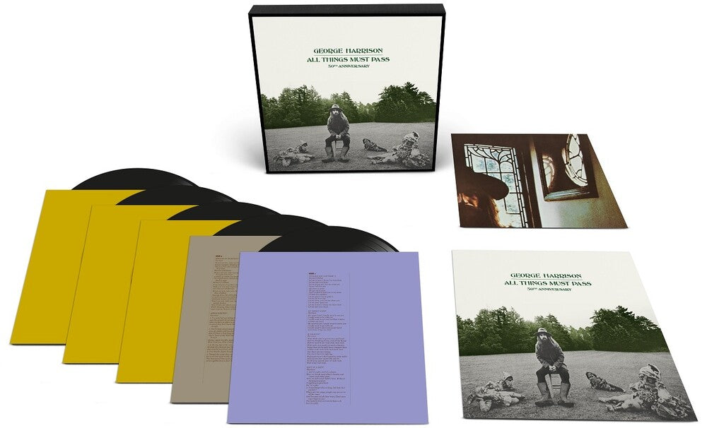 the album cover for George Harrison - All Things Must Pass: Remastered [Deluxe 5LP]
