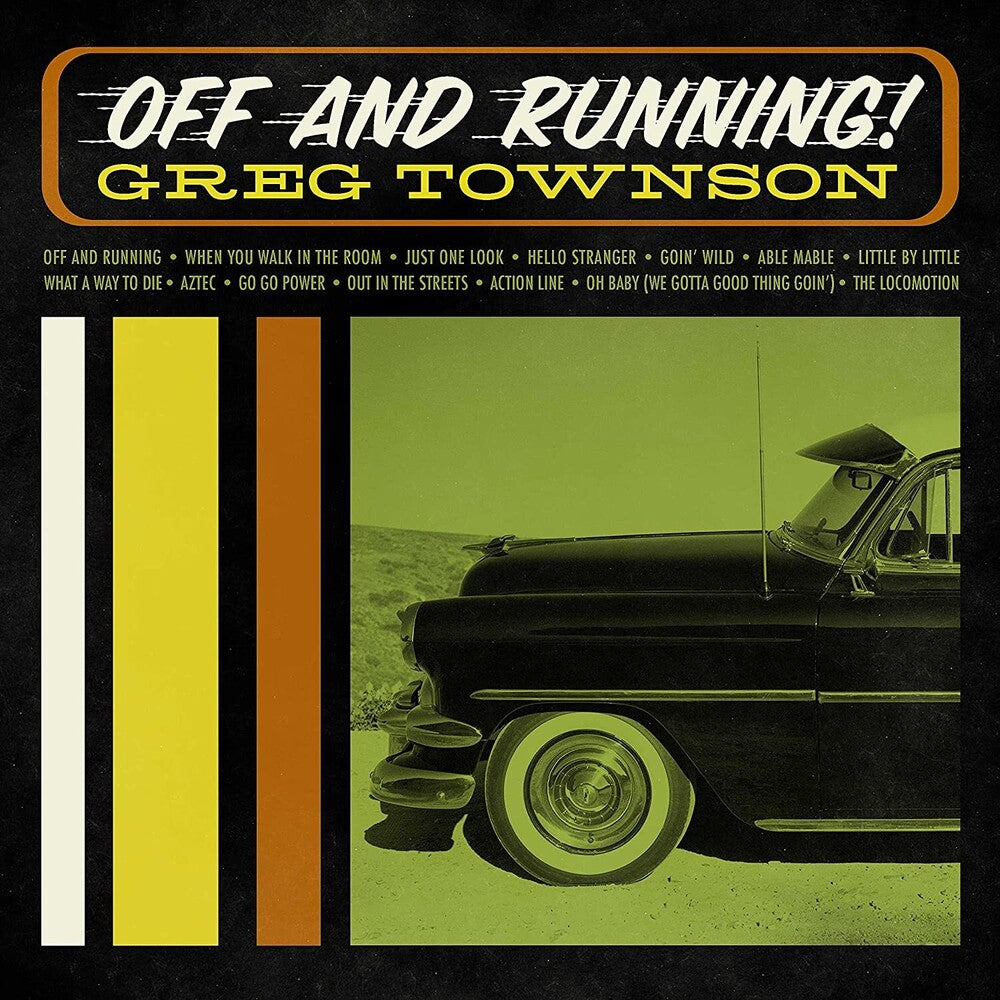 the album cover for Greg Townson - Off And Running