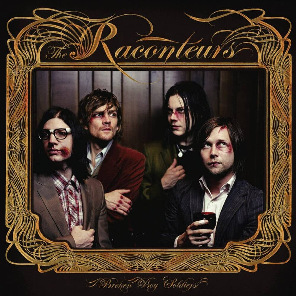 the album cover for The Raconteurs - Broken Boy Soldiers
