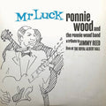 the album cover for Ronnie Wood - Mr. Luck - A Tribute to Jimmy Reed: Live at the Royal Albert Hall