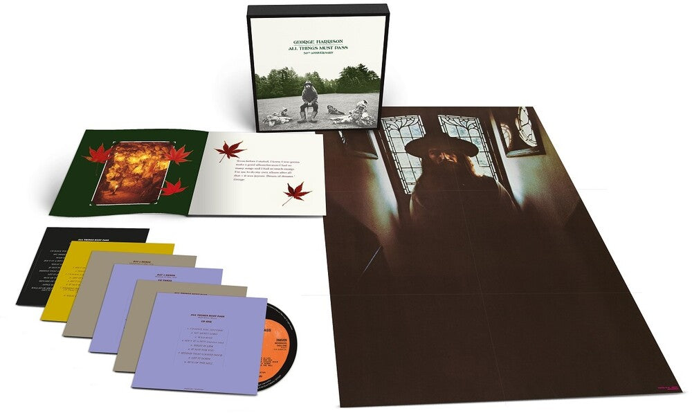 the album cover for George Harrison - All Things Must Pass: Remastered [Super Deluxe 5CD/Blu-ray]