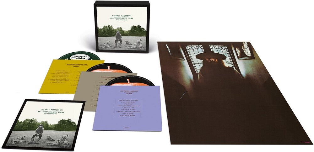 the album cover for George Harrison - All Things Must Pass: Remastered [Deluxe 3CD]