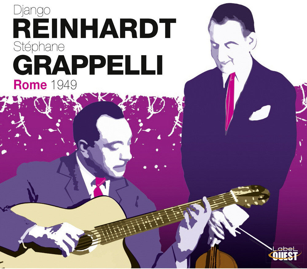the album cover for Django Reinhardt  / Stephane,Grappelli - Rome (1949)