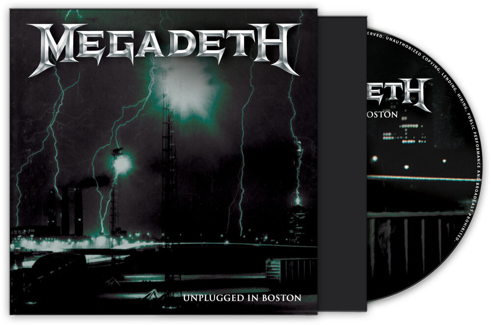 the album cover for Megadeth - Unplugged In Boston