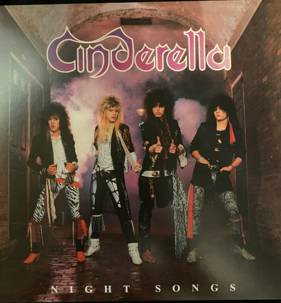 the album cover for Cinderella - Night Songs [Limited Edition Anniversary Edition 180 Gram Violet Audiophile LP]