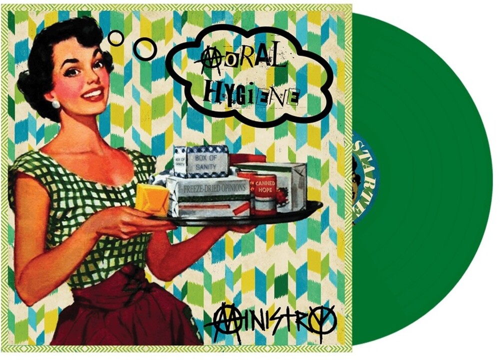 the album cover for Ministry - Moral Hygiene [Limited Edition Green LP]