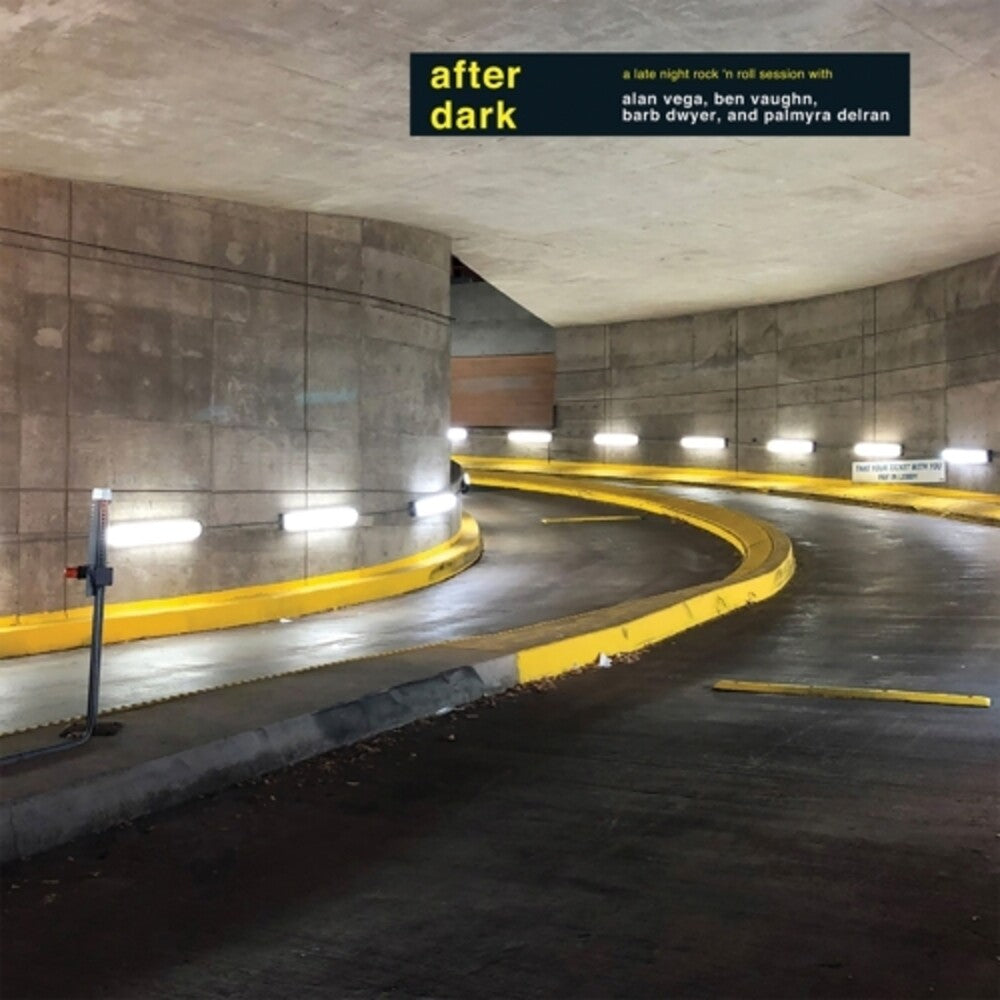 the album cover for Alan Vega - After Dark