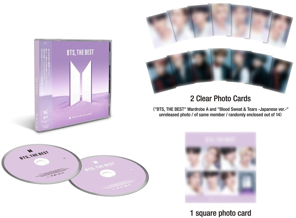 the album cover for BTS - BTS, THE BEST [2 CD]