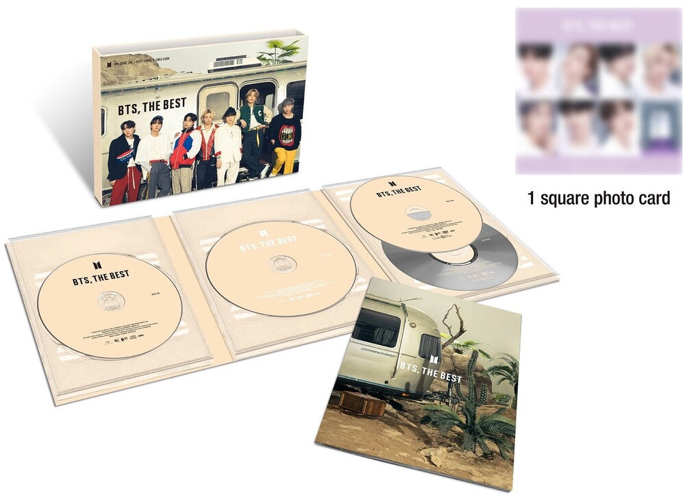 the album cover for BTS - BTS, THE BEST [Limited Edition B] [2 CD/2 DVD]