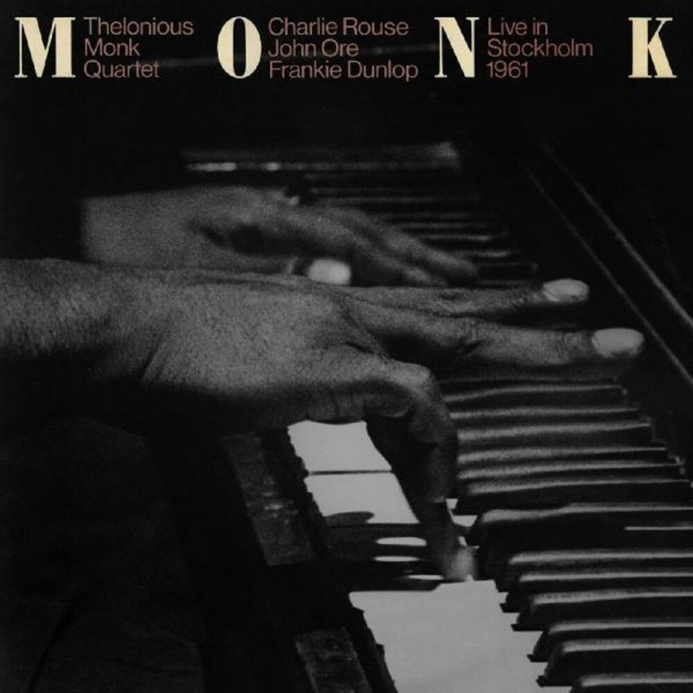 the album cover for Thelonious Monk - Live In Stockholm 1961
