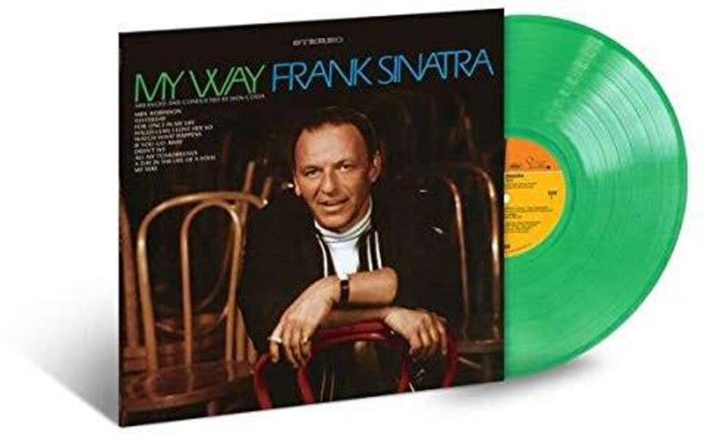 the album cover for Frank Sinatra - My Way [Clear Vinyl] (Grn)