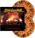 the album cover for Blind Guardian - Tokyo Tales [Limited Edition Orange W/Black Splatter 2LP]