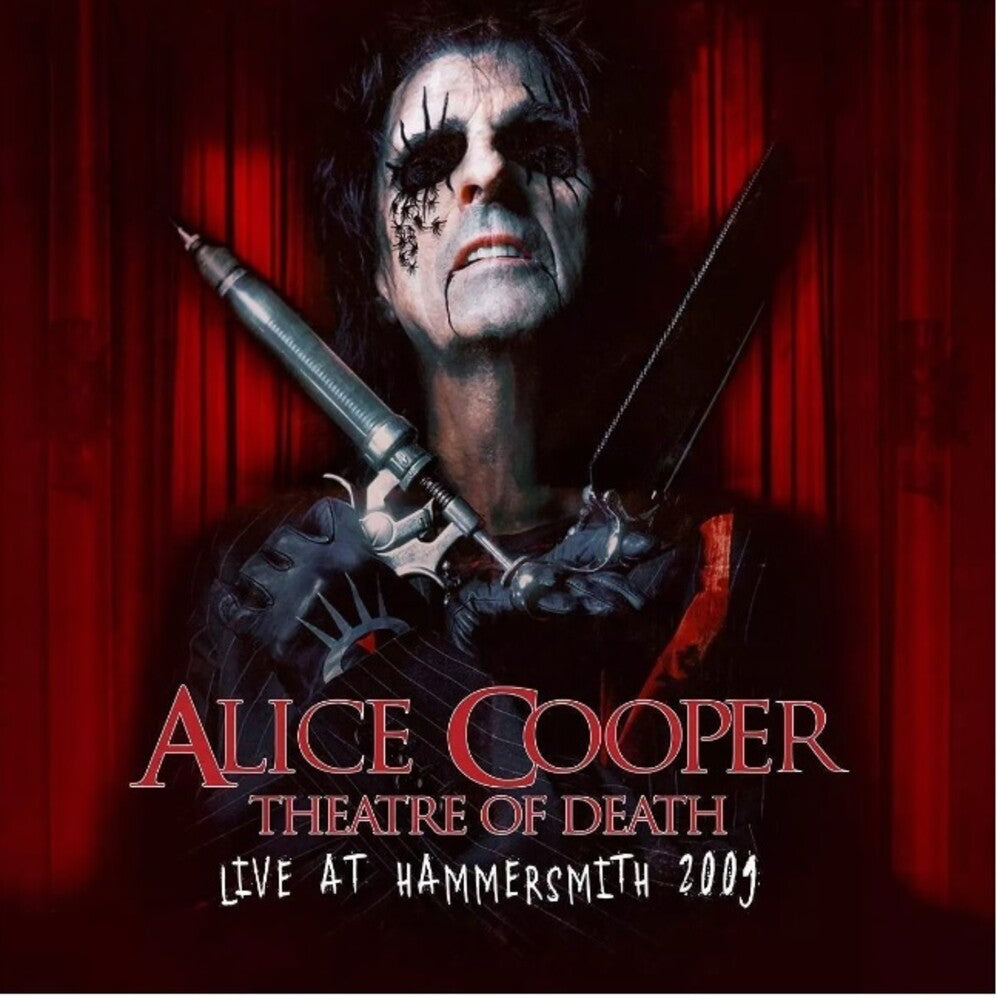 the album cover for Alice Cooper - Theatre Of Death - Live At Hammersmith 2009