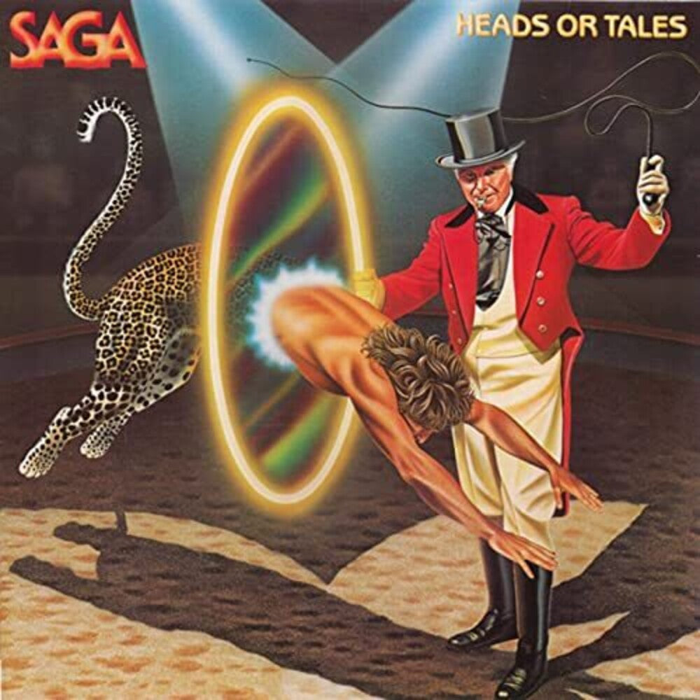 the album cover for Saga - Heads Or Tales