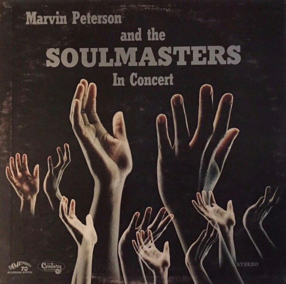 the album cover for Marvin Peterson  / The Soulmasters - In Concert