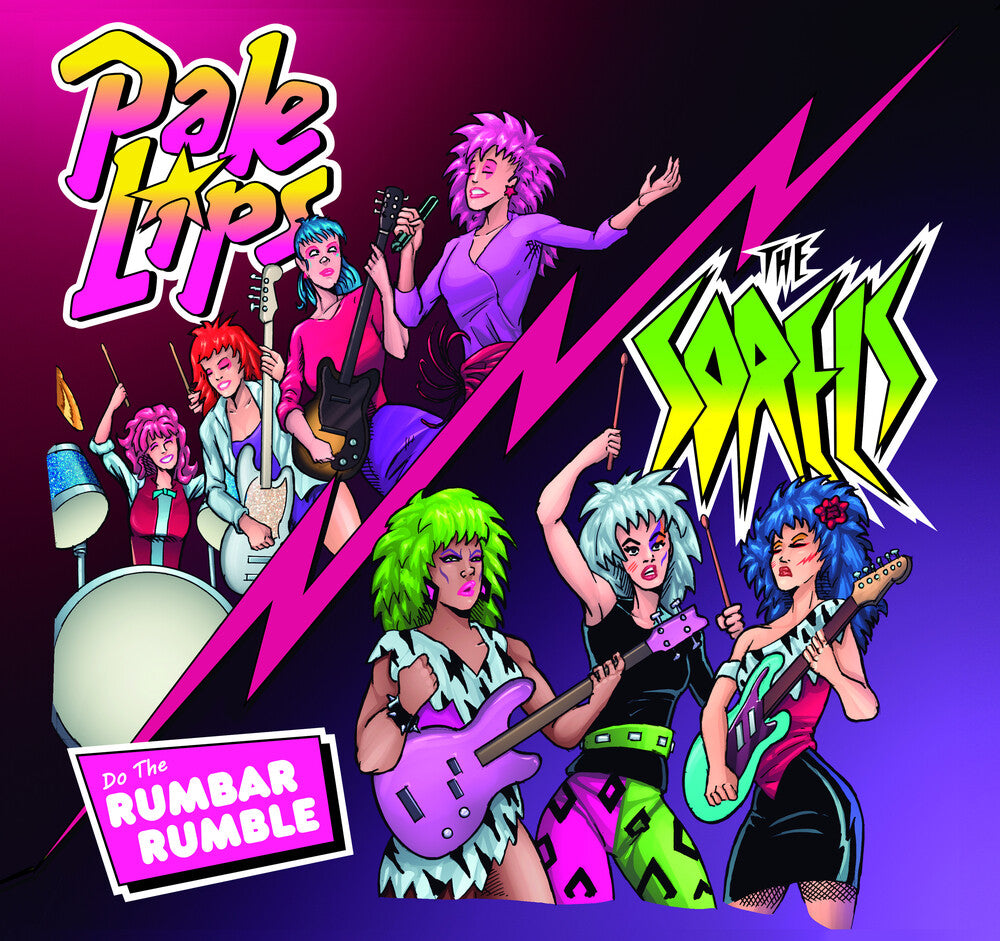 the album cover for Pale Lips / Sorels - Rum Bar Rumble
