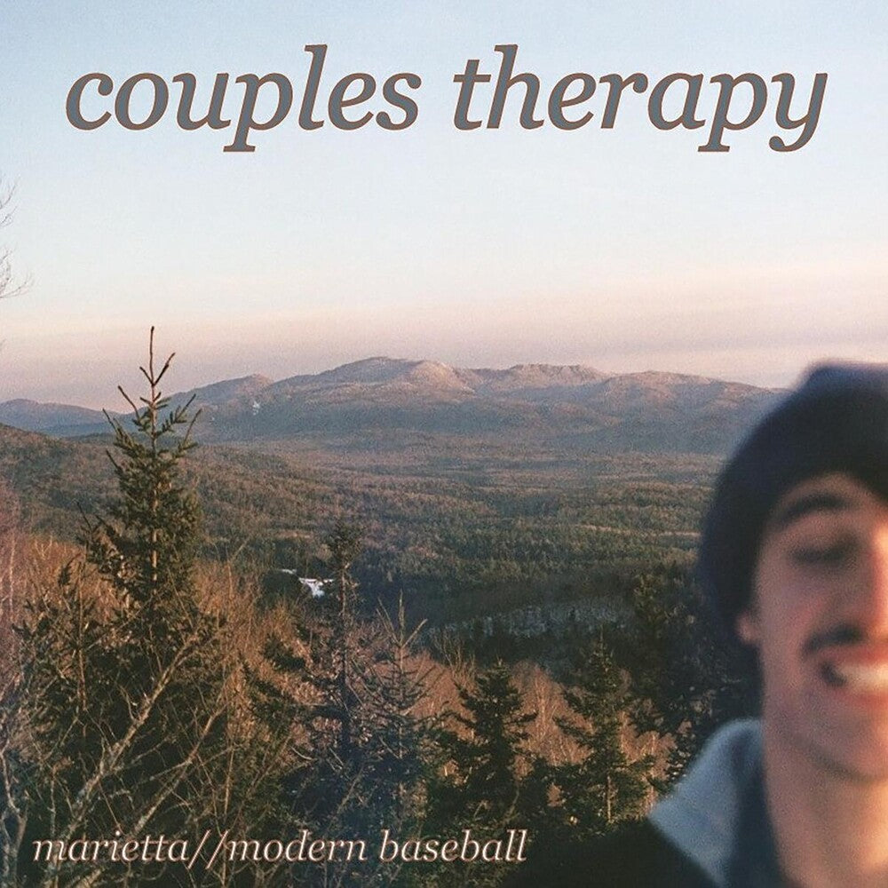the album cover for Modern Baseball / Marietta - Couple's Therapy (Blue) [Colored Vinyl] (Can)